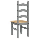 Casa si Gradina - Mobilier - Scaune si fotolii - Scaune - Scaune de bucatarie Corona 2buc. gri 42x47x107cm lemn masiv pin - Infinity.ro