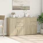 Casa si Gradina - Mobilier - Comode si corpuri - Comode - Dulapuri, 2 buc., stejar sonoma, 60x31x70 cm, lemn prelucrat - Infinity.ro