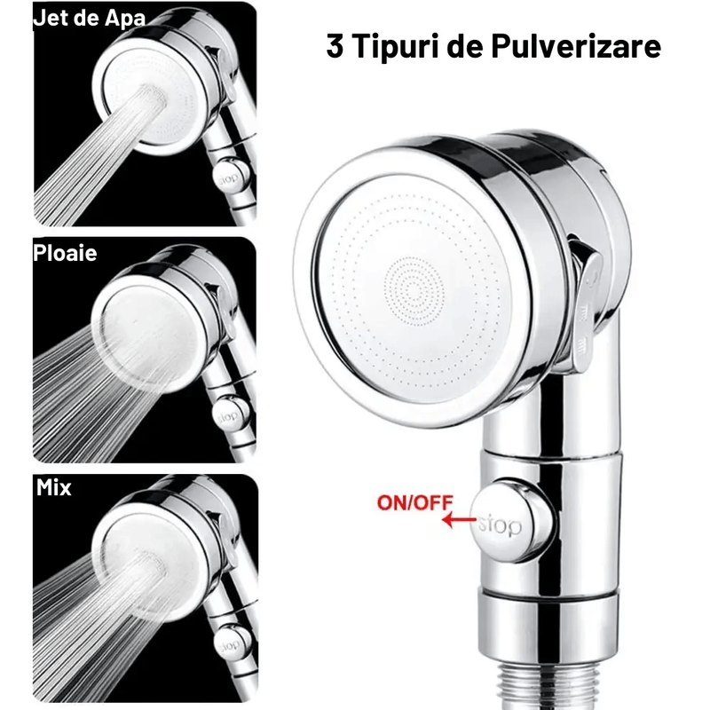 Casa si Gradina - Sanitare - Cazi si cabine de dus - Coloane si seturi de dus - Extensie tip dus cu para pentru robinetul de Chiuveta sau Dus, Suport de perete, Furtun flexibil, Aerator pentru Robinet - Infinity.ro