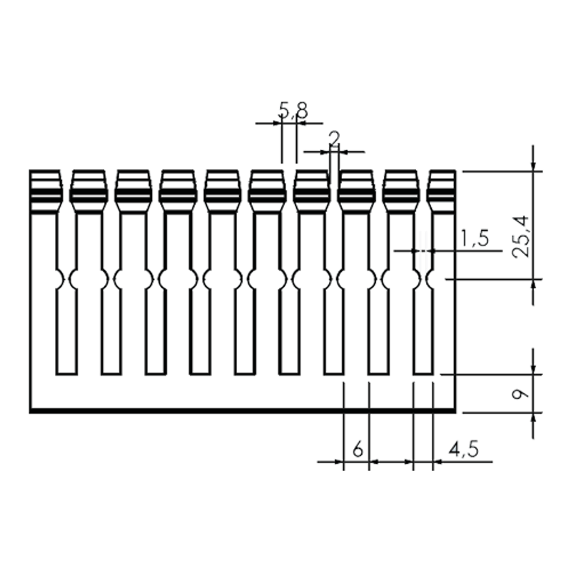 PC, gaming si accesorii - Retelistica - Cabluri si accesorii - Canal cablu perforat 40x60 mm, cu capac, 2m - DLX PVCP-407-60 - Infinity.ro