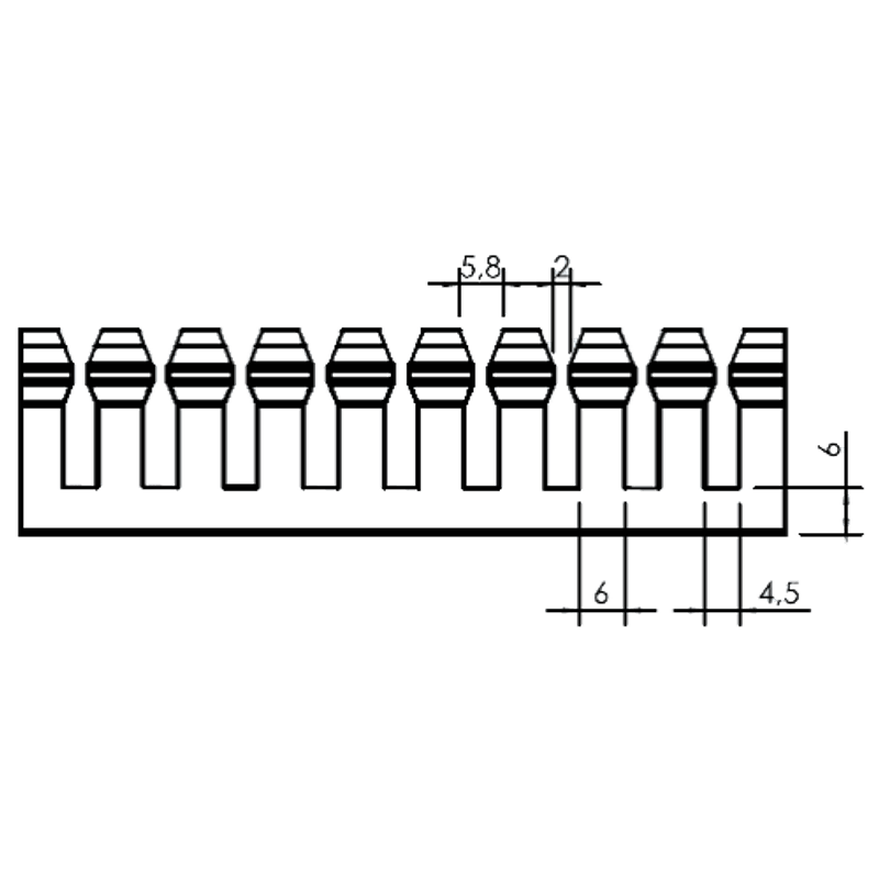 PC, gaming si accesorii - Retelistica - Cabluri si accesorii - Canal cablu perforat 25x40 mm, cu capac, 2m - DLX PVCP-257-40 - Infinity.ro