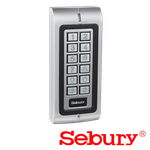 Casa si Gradina - Electrice - Smart Home - Accesorii control acces si supraveghere - Cititor/Controler stand-alone cu tastatura si cititor card, antivandal - SEBURY SEB-W1-B - Infinity.ro