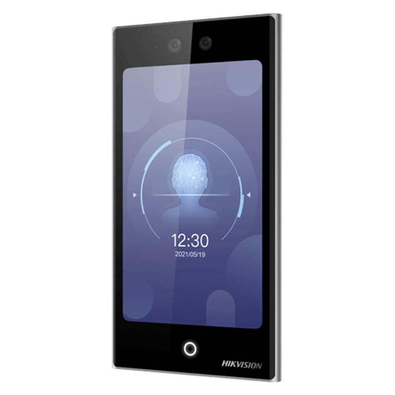 Casa si Gradina - Electrice - Smart Home - Accesorii control acces si supraveghere - Terminal standalone TCP/IP de control acces cu recunoastere faciala, amprenta si Card- HIKVISION DS-K1T673DWX - Infinity.ro