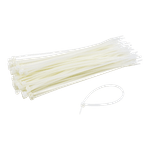 PC, gaming si accesorii - Retelistica - Cabluri si accesorii - Coliere de plastic 150x2.5 mm, ALB, 100 buc TCP-150-2.5-W - Infinity.ro