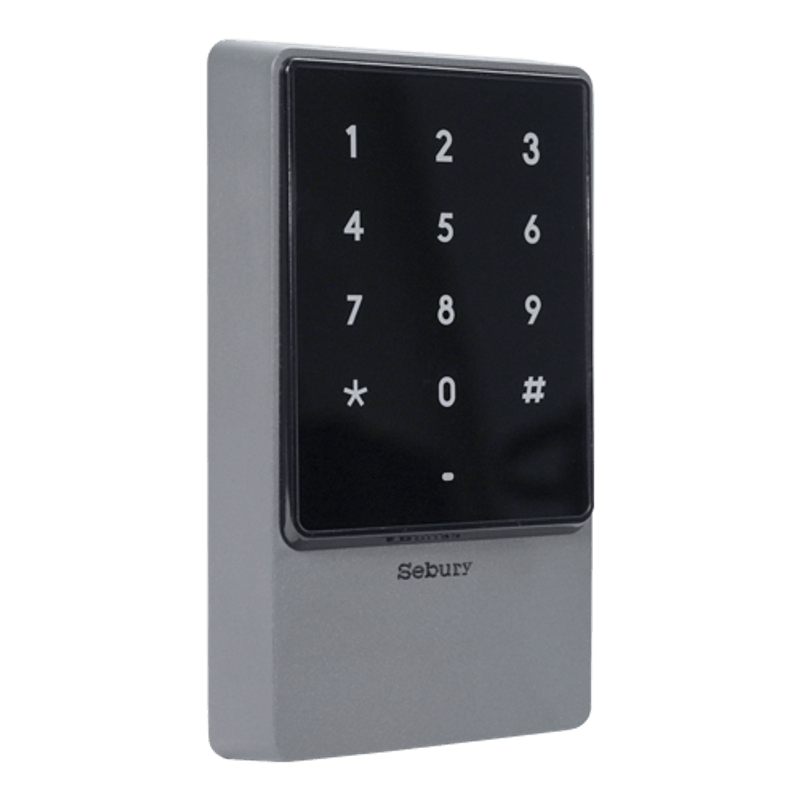 Casa si Gradina - Electrice - Smart Home - Accesorii control acces si supraveghere - Controler stand-alone cu tastatura touch si cititor card EM 125kHz + Mifare 13.56MHz, antivandal - SEBURY SEB-sTouch2 - Infinity.ro