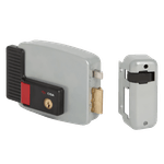 Casa si Gradina - Constructii - Feronerie si accesorii - Broaste si yale - Yala electrica aplicata cu buton, clasa securitate 3, deschidere dreapta - CISA 1.11731.60.1 - Infinity.ro