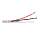 PC, gaming si accesorii - Retelistica - Cabluri si accesorii - Cablu Microcoaxial + alimentare 2x0.5, Cupru 100%, 100m MCX75-2x0.5 - Infinity.ro