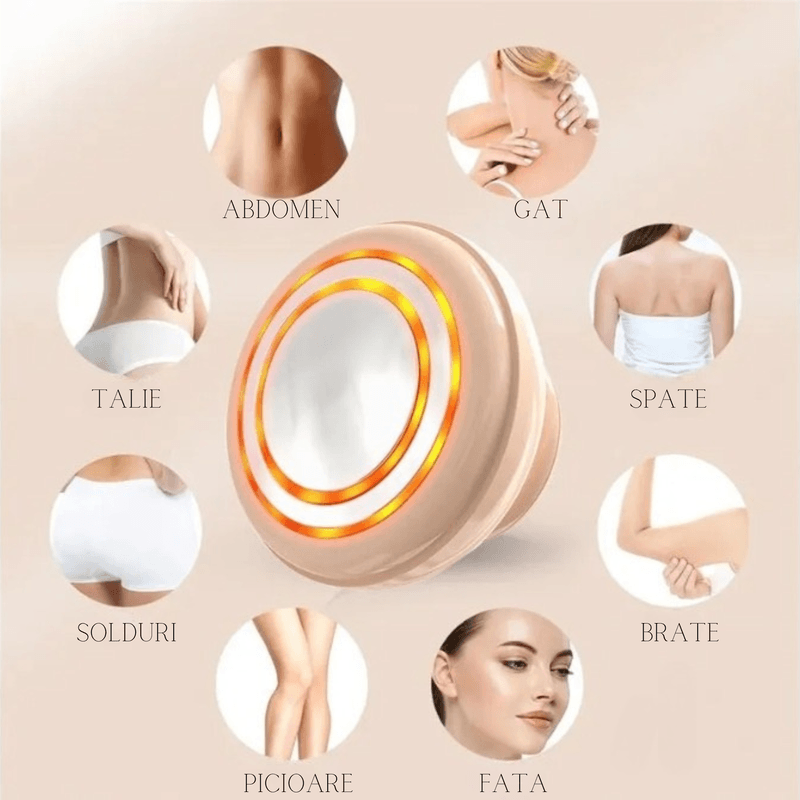 Ingrijire personala si Cosmetice - Sanatate si wellness - Articole wellness - Aparate si dispozitive de masaj - Aparat masaj anticelulitic, arderea grasimilor, remodelare si microstimulare electrica, incarcare USB - Infinity.ro