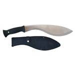 Sport si Outdoor - Camping - Cutite, bricege si accesorii - Cutite si bricege - Set sabie si maceta de vanatoare, IdeallStore®, Kukri Silver, 44 cm, husa inclusa - Infinity.ro
