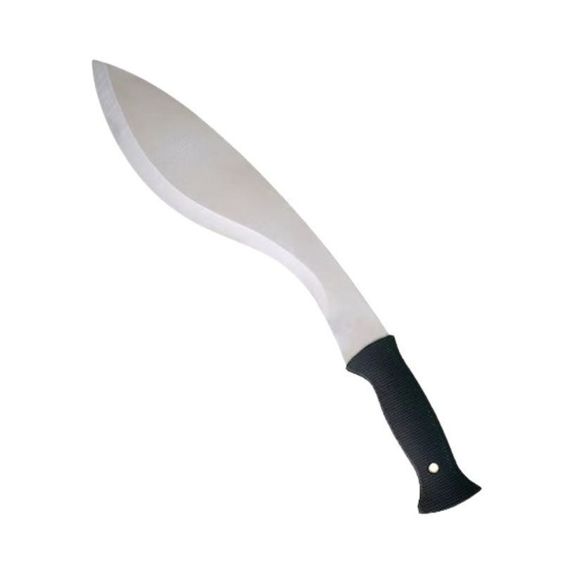 Sport si Outdoor - Camping - Cutite, bricege si accesorii - Cutite si bricege - Set sabie si maceta de vanatoare, IdeallStore®, Kukri Silver, 44 cm, husa inclusa - Infinity.ro