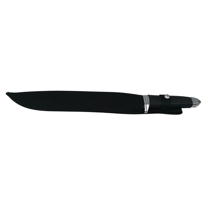 Sport si Outdoor - Camping - Cutite, bricege si accesorii - Cutite si bricege - Set sabie si maceta de vanatoare, IdeallStore®, negru, 45.5 cm, teaca inclusa - Infinity.ro