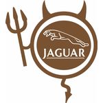 Auto si Moto - Intretinere auto - Stickere auto - Sticker auto, IMAGE, Dracusor JAGUAR, cupru, 19 x 21 cm - Infinity.ro