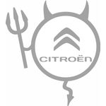 Auto si Moto - Intretinere auto - Stickere auto - Sticker auto, IMAGE, Dracusor CITROEN, argintiu, 19 x 21 cm - Infinity.ro