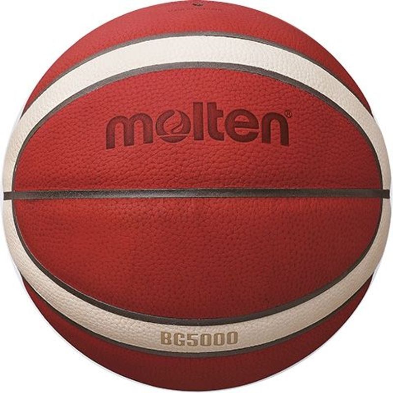 Sport si Outdoor - Sporturi de echipa - Baschet - Mingi de baschet - Minge baschet Molten B6G5000 oficiala FIBA, piele naturala, marime 6 - Infinity.ro