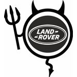 Auto si Moto - Intretinere auto - Stickere auto - Sticker auto, IMAGE, Dracusor LAND ROVER, negru, 19 x 21 cm - Infinity.ro