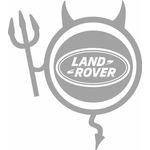 Auto si Moto - Intretinere auto - Stickere auto - Sticker auto, IMAGE, Dracusor LAND ROVER, argintiu, 19 x 21 cm - Infinity.ro