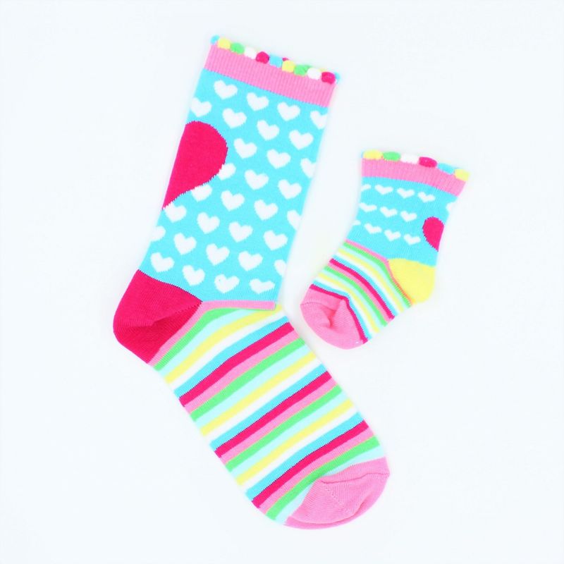 Fashion, accesorii si bijuterii - Femei - Lenjerie si pijamale femei - Sosete si ciorapi femei - Set sosete mamica si bebelus MINIME - Infinity.ro