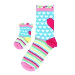 Fashion, accesorii si bijuterii - Femei - Lenjerie si pijamale femei - Sosete si ciorapi femei - Set sosete mamica si bebelus MINIME - Infinity.ro