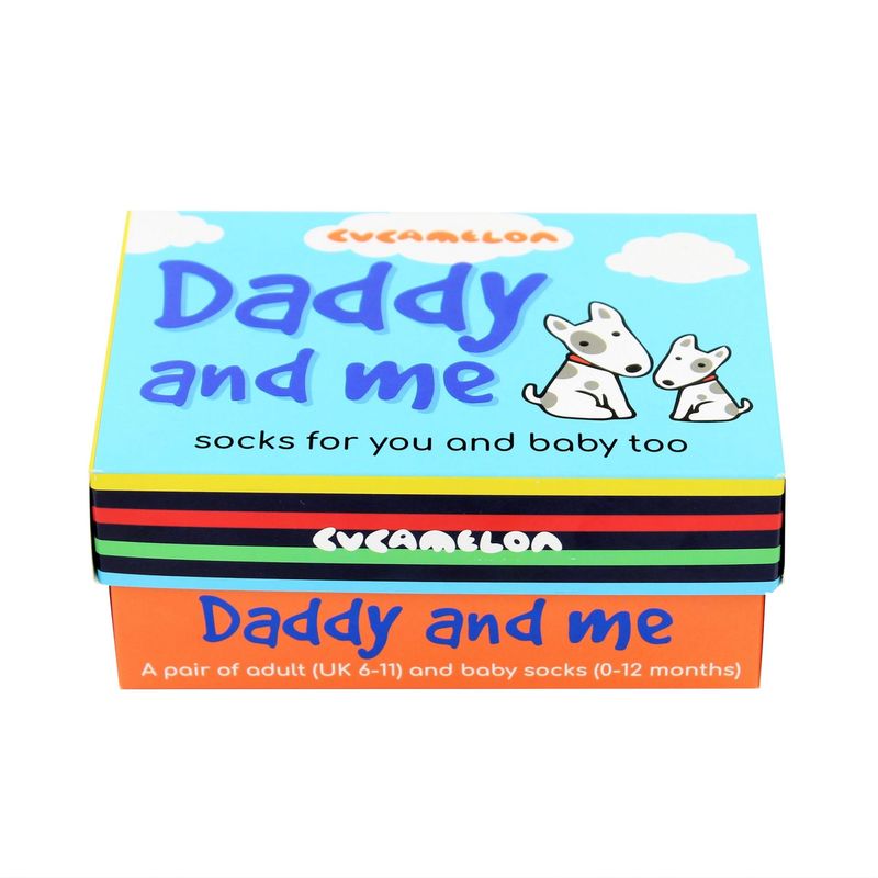 Fashion, accesorii si bijuterii - Barbati - Lenjerie si pijamale barbati - Sosete si ciorapi barbati - Set sosete tatic si bebelus MINIME - Infinity.ro