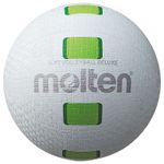 Sport si Outdoor - Sporturi de echipa - Accesorii si echipamente volei - Minge volei Molten S2Y1550-WG, cauciuc soft, alb cu verde - Infinity.ro