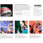 Sport si Outdoor - Sporturi de echipa - Accesorii si echipamente volei - Minge volei Molten  V5M5000  FLISTATEC , aprobata FIVB, DVV1 - Infinity.ro