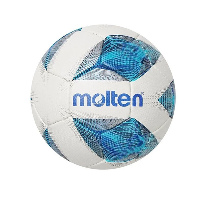 Sport si Outdoor - Sporturi de echipa - Fotbal - Mingi fotbal - Minge fotbal Molten F4A2810, marime 4, cusuta manual, piele PU - Infinity.ro