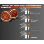 Sport si Outdoor - Sporturi de echipa - Baschet - Mingi de baschet - Minge baschet 3x3 Molten B33T5000 aprobata FIBA - Infinity.ro