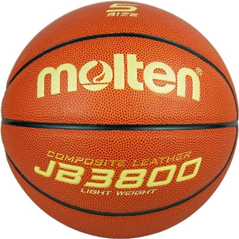 Sport si Outdoor - Sporturi de echipa - Baschet - Mingi de baschet - Minge baschet Molten JB3800-L marime 5, light 400 gr antrenament - Infinity.ro