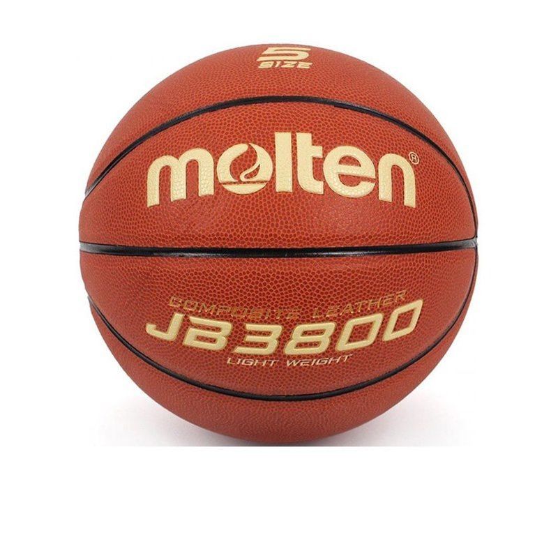 Sport si Outdoor - Sporturi de echipa - Baschet - Mingi de baschet - Minge baschet Molten JB3800-L marime 5, light 400 gr antrenament - Infinity.ro