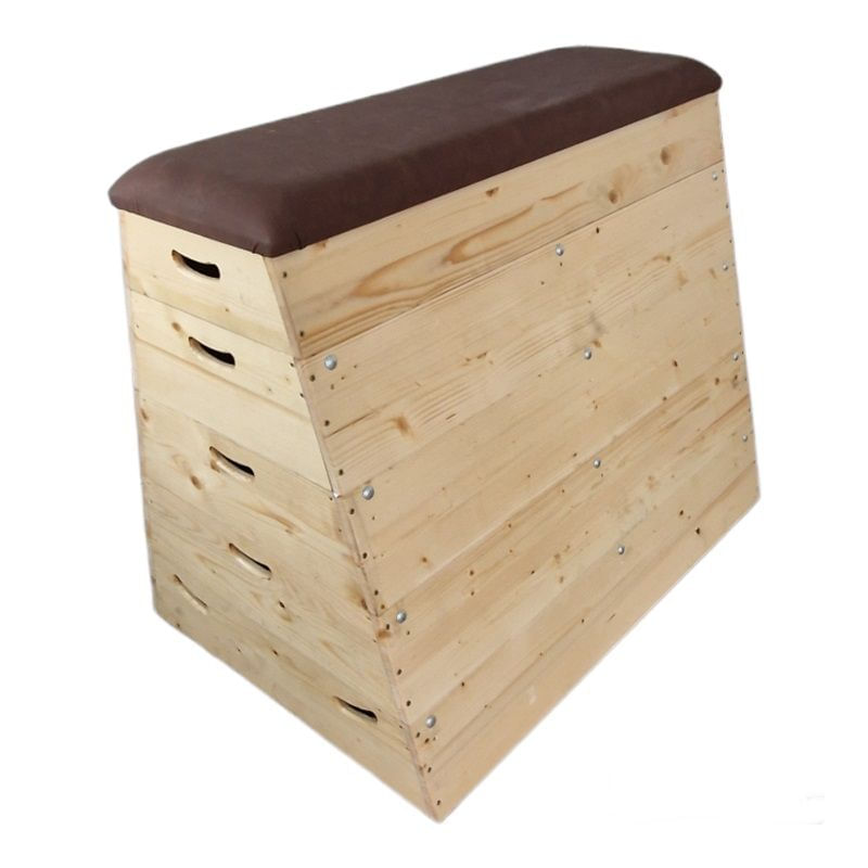 Sport si Outdoor - Accesorii si echipamente sportive - Gimnastica - Lada gimnastica scolara, 5 module, suedeza,  trapezoidala - Infinity.ro