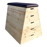 Sport si Outdoor - Accesorii si echipamente sportive - Gimnastica - Lada gimnastica scolara, 5 module, suedeza,  trapezoidala - Infinity.ro