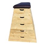 Sport si Outdoor - Accesorii si echipamente sportive - Gimnastica - Lada gimnastica scolara, 5 module, suedeza,  trapezoidala - Infinity.ro