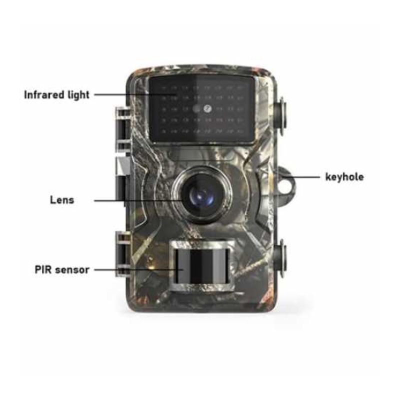 Casa si Gradina - Electrice - Smart Home - Camere de supraveghere - Camera Supraveghere, Padure, Camping Casa, Etc, Alimentare Cu 4-8 Baterii, Infrarosu, Sd, Ecran - Infinity.ro