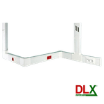 PC, gaming si accesorii - Retelistica - Cabluri si accesorii - Canal cablu 102x50 mm cu capac, 2m - DLX DLX-102-50 - Infinity.ro