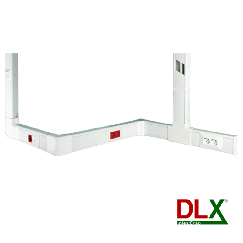 PC, gaming si accesorii - Retelistica - Cabluri si accesorii - Canal cablu 102x50 mm cu capac, 2m - DLX DLX-102-50 - Infinity.ro