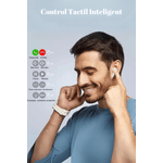 TV, Audio-Video si Foto - Portabile audio - Casti audio - Casti Wireless In Ear, Bluetooth 5.1, Latenta Scazuta, Control Tactil Inteligent, Afisaj Digital LED, Microfon, Negru - Infinity.ro