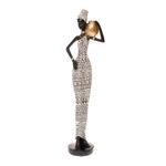Casa si Gradina - Decoratiuni - Obiecte decorative - Accesorii decorative - Statueta African Girl 1, Rasina, Negru, 42 cm - Infinity.ro