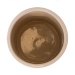 Casa si Gradina - Decoratiuni - Obiecte decorative - Vaze si boluri decorative - Vaza Degrade Line, Ceramica, Crem, 13 cm - Infinity.ro