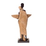 Casa si Gradina - Decoratiuni - Obiecte decorative - Accesorii decorative - Statueta African Couple, Rasina, Negru, 37 cm - Infinity.ro