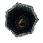 Casa si Gradina - Decoratiuni - Obiecte decorative - Vaze si boluri decorative - Vaza Spiral, Ceramica, Albastru, 23 cm - Infinity.ro