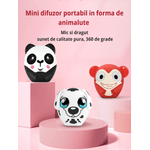 TV, Audio-Video si Foto - Portabile audio - Boxe portabile - Boxa portabila wireless MAROVIO®, bluetooth, TWS, extra bass 360, 3W, autonomie 4h si 10m, USB Type-C, Elefant - Infinity.ro