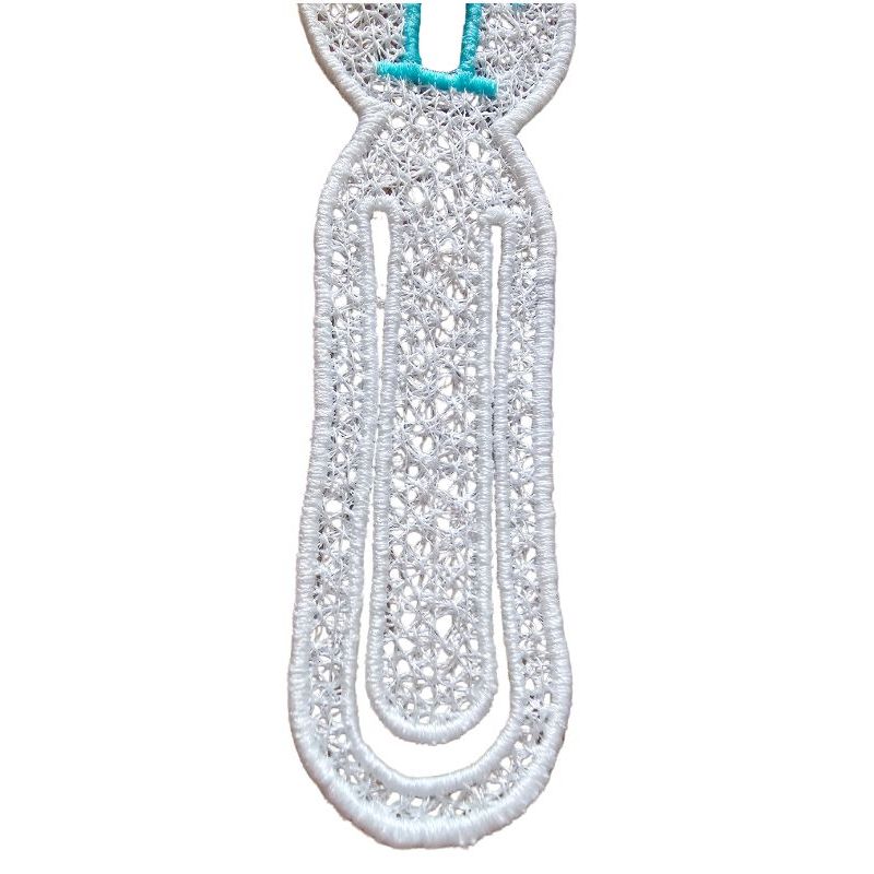Carti si Birotica - Carti - Accesorii pentru cititori - Semn de carte brodat Litera R ARIALE - Infinity.ro