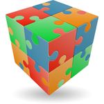 Jucarii, Copii si Bebe - Jucarii si jocuri - Jucarii & jocuri educative - Jocuri de memorie si inteligenta - Cub Rubik pentru incepatori, V-Cube, Puzzle - Infinity.ro