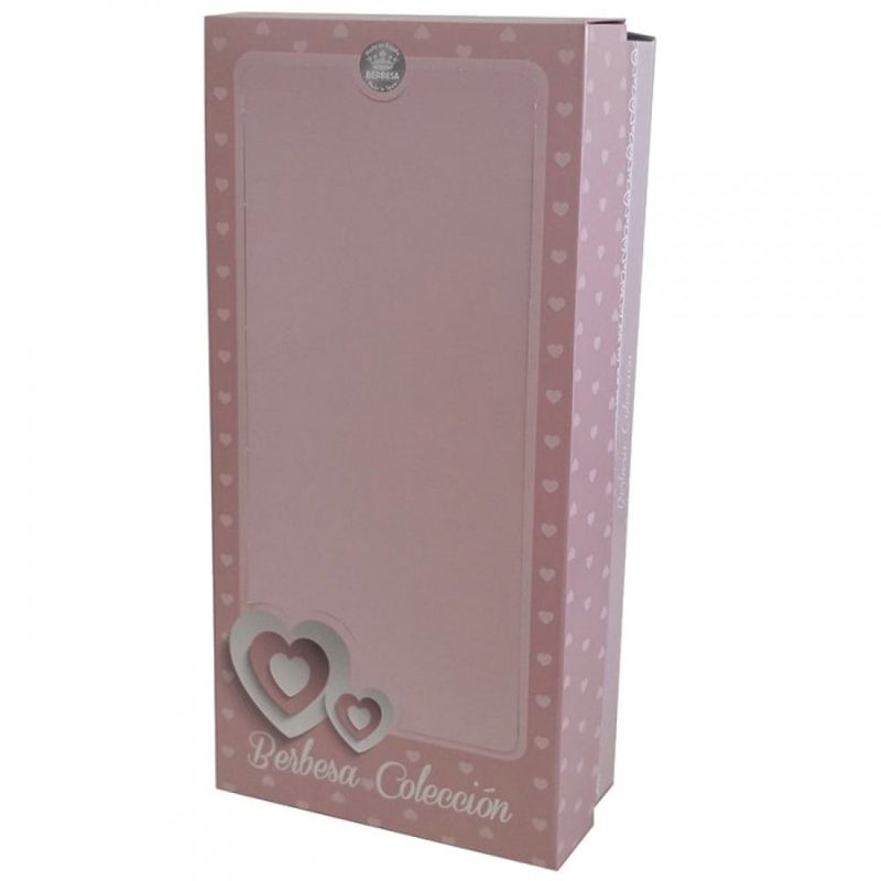 Jucarii, Copii si Bebe - Jucarii si jocuri - Papusi si accesorii - Papusi - Papusa interactiva Naomi in rochita cu floricele si basca roz, 52 cm, Berbesa - Infinity.ro