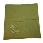 Casa si Gradina - Textile si covoare - Textile bucatarie - Servete si naproane - Set 12 servetele brodate, bumbac, 35 x 35 cm , Olive - Infinity.ro
