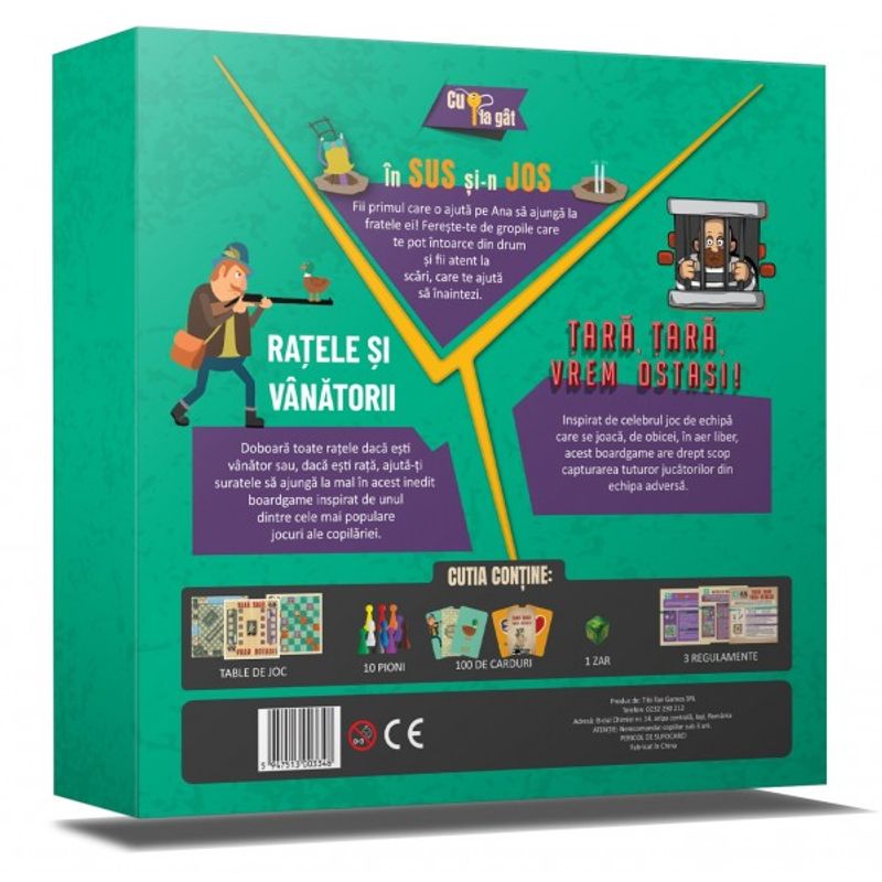 Jucarii, Copii si Bebe - Jucarii si jocuri - Jucarii & jocuri educative - Jocuri si jucarii educative - Ratele si vanatorii. Tara, tara, vrem ostasi! In sus si-n jos - Infinity.ro