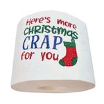 Market - Cadouri - Cadouri personalizate - Hartie Igienica Brodata Craciun "Christmas Crap" Ariale, multicolor, celuloza - Infinity.ro