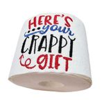 Market - Cadouri - Cadouri personalizate - Hartie Igienica Brodata Craciun " Crappy Gift" Ariale, multicolor, celuloza - Infinity.ro