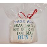 Market - Cadouri - Cadouri personalizate - Hartie Igienica Brodata Craciun "Trage apa " Ariale, multicolor, celuloza - Infinity.ro