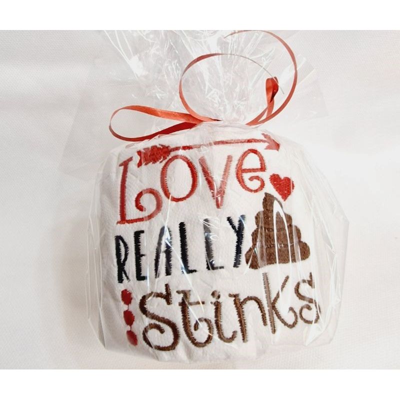 Market - Cadouri - Cadouri personalizate - Hartie Igienica Brodata " Love really", multicolor, celuloza - Infinity.ro